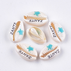 Набивные бусины из раковин каури&nbsp;SHEL-S276-12