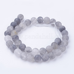 Естественно облачно нить кварца шарика&nbsp;G-G735-81-10mm