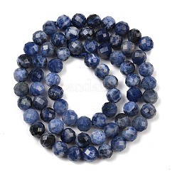 Природный содалит бисер нитей G-G281-B04-6mm