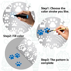 Трафареты для штампов из нержавеющей стали&nbsp;DIY-WH0238-150