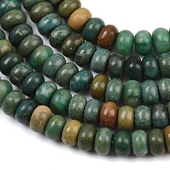 Нити бусин из натурального нефрита шушан&nbsp;G-L647-D12-4x6mm