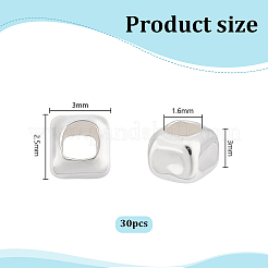 30шт 925 бусины из стерлингового серебра&nbsp;STER-PH0001-99C