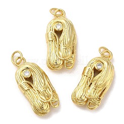 Стойки обшивки латунь микро проложить Циркон подвеску&nbsp;KK-C030-10G