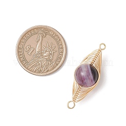 Натуральный полосатый агат (окрашенный и термически обработанный)&nbsp;PALLOY-JF04949