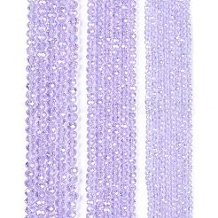 Стеклянные бусины с гальваническим покрытием &nbsp;LS-EGLA-A044-T8mm-B17