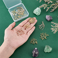 10шт 5 стиля латунные подвески&nbsp;KK-PH0013-39