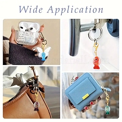 9 шт. подвесных украшений ручной работы из дихроичной фольги в стиле лэмпворк&nbsp;HJEW-YW00254