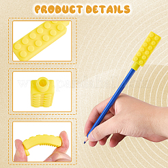 4 шт. 4 стиля силиконовых колпачков для карандашей&nbsp;AJEW-GF0011-51A