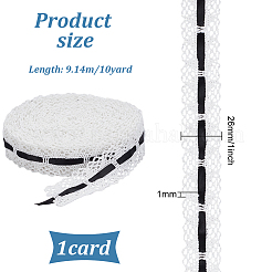 10 ярд хлопка с кружевной отделкой&nbsp;SRIB-FG0001-13B