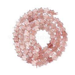 Природного кварца клубники нитей бисера&nbsp;G-H087-C03-01