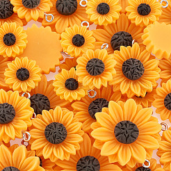 Подвески из непрозрачной смолы в стиле 40 шт.&nbsp;RESI-CD0001-15