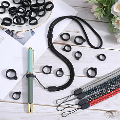 5 шт. двухцветный полиэстеровый ремешок на шею&nbsp;DIY-GF0008-12