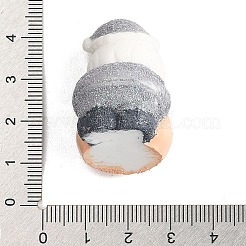 Рождественские тематические статуэтки из смолы для украшения рабочего стола в домашнем офисе&nbsp;LS-DJEW-M017-02B-02