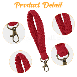 6 шт. 6-х цветные хлопковые плетеные ремешки для запястья&nbsp;KEYC-GL0001-14