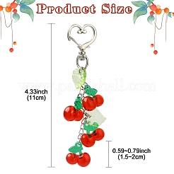 Подвеска из смоляных фруктов&nbsp;KEYC-YW00168-01