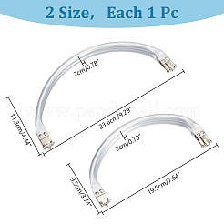 2шт 2 стили алюминиевых рамок для кошельков&nbsp;FIND-AR0006-36