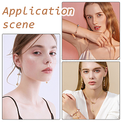 120 шт. 6 стиля подвесок-соединителей из нержавеющей стали 304&nbsp;STAS-FH0001-90