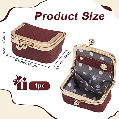 Портативный мини-органайзер для хранения ювелирных изделий из искусственной кожи&nbsp;DIY-WH0589-94KCG-01