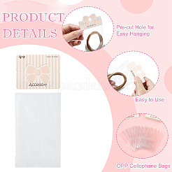 50 шт. складные карточки с бантом на бумаге&nbsp;FIND-CJ0005-34