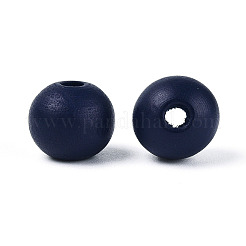 Расписные бусы из натурального дерева&nbsp;WOOD-S049-05B