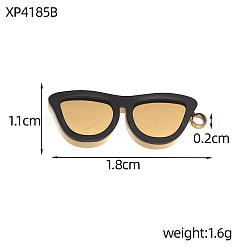 Подвески из нержавеющей стали 304 с эмалью&nbsp;STAS-OY012-25G