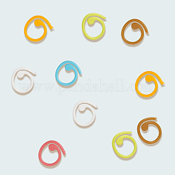 60шт 6-х цветный пластиковый инструмент для вязания&nbsp;DIY-CP0012-73