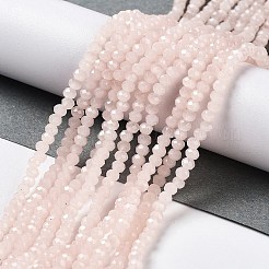 Запекание расписных стеклянных бусин с имитацией нефрита&nbsp;LS-DGLA-A034-J2MM-A14