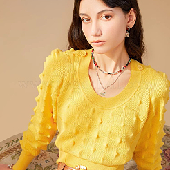 12шт латунные подвески из кубического циркония с микро-паве&nbsp;ZIRC-BBC0002-77