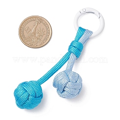 6 шт. круглых шнуров-веревок из полиэстера и спандекса с подвесками&nbsp;HJEW-JM04377