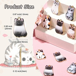 30шт 5 стиля подвески из сплава с эмалью&nbsp;ENAM-CJ0004-47