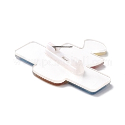 Брошь-спутник из акрила&nbsp;JEWB-D009-12P