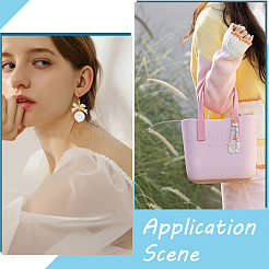 40 шт. Прозрачные акриловые бусины&nbsp;MACR-SC0001-54