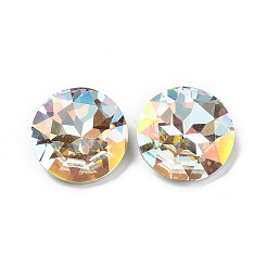 Стеклянные кабошоны со стразами в стиле ab k9&nbsp;RGLA-J033-E-001LA