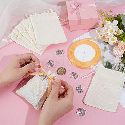 Мешки мешка шнурка упаковки мешка мешка имитационные полиэфирные ABAG-PH0001-58