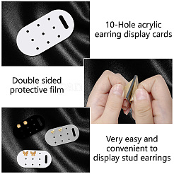 15 шт. 3-х цветные акриловые органайзеры для сережек&nbsp;EDIS-WH20015-002