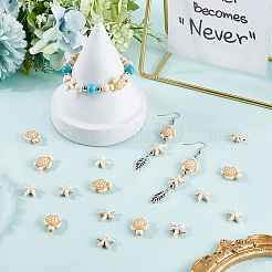 400 шт. 2 стиля акриловых бусин&nbsp;OACR-SC0002-25