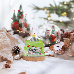 25 шт. новогодняя елка питомец с полицейским печеньем пакеты для хранения застежка-молния&nbsp;ABAG-SP0001-52