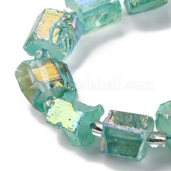 Гальванические природный кварц бисер пряди&nbsp;G-G767-02-18