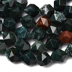 Нити бусин из натурального кровавика/гелиотропа&nbsp;G-Z119-A16-03