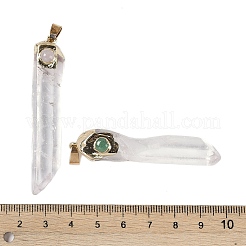 Большие подвески из кристаллов натурального кварца со смешанными камнями&nbsp;G-C140-11