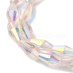 Прозрачный Electroplate стеклянные бусины&nbsp;X1-GLAA-K064-05A-AB02