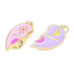 Латунь эмаль подвески&nbsp;KK-C169-02G