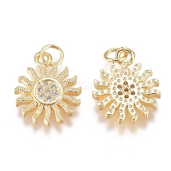 Латунные микро проложить кубического циркония подвески&nbsp;ZIRC-G168-39G