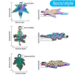 Подвески из сплава 24шт 3 стиля&nbsp;FIND-CA0007-01