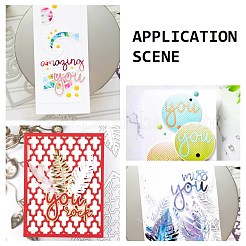 Углеродистая сталь разрезает трафареты&nbsp;DIY-I083-07P