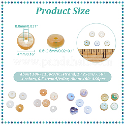 2 нитка 4 цвета натуральные ракушечные бусины нитки&nbsp;BSHE-NB0001-27