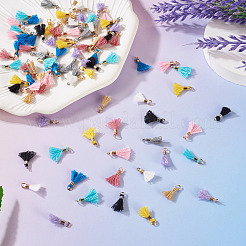 100шт 10 цвета поликоттон (полиэстер&nbsp;FIND-TA0009-08