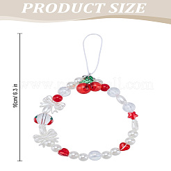 1 шт. пластиковые бусины для мобильных ремней&nbsp;HJEW-LP0001-20