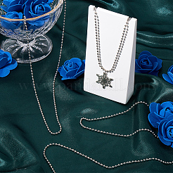 Изготовление ожерелья из 30 железной шариковой цепочки&nbsp;MAK-SP0001-08P