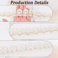 3 ярд ленты из полиэстера с кружевной отделкой&nbsp;OCOR-GF0005-17